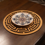 Stalo kilimėlio rinkinys (6 vienetai) Labyrinth - Honey