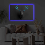 Dekoratyvinis LED ap&scaron;viestas drobės dažymas 4570KTLGDACT - 008