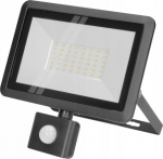 Led prožektorius su judesio davikliu 50w 4000lm 4000k neutrali balta