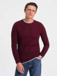 Megztinis vyrams Ombre Clothing 124231-7, raudonas