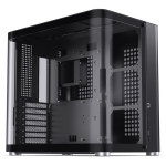 Korpusas Jonsbo TK-2 2.0, Tempered Glass, Black