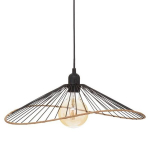 Pakabukas "Alara" - juodas - metalinis vielinis D45 cm - Juodas - Atmosphera interjero kūrėjas