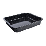 Emaliuota kepimo skarda 35,5x24x5 cm 3 l
