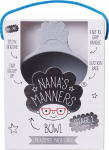 Dubenėlis prilimpančiu dugnu Nana's Manners Grey 5c, 4 mėn+