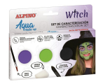 Grimo rinkinys Alpino Witch Aqua make-up, 3 spalvos