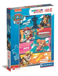 Dėlionė SuperKolor Paw Patrol Clementoni, 26592, 60 d.