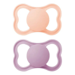Čiulptukas Mam Air Silicone Pink, 16-36 mėn, 2 vnt.