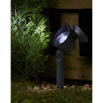 Pakuotėje 4 Prima SMART GARDEN saulės prožektoriai - 3 liumenų kryptinė &scaron;viesa