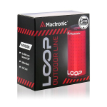 Galinis dviračio žibintas Mactronic LOOP, raudonas