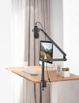 Deltaco Gaming GAM-173 Arm Stand - Mikrofono Laikiklis - Alkūnė (Juoda)