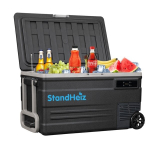Ne&scaron;iojamas kompresorinis &scaron;aldytuvas 55L &ndash; StandHeiz, 12V/24V/230V, &scaron;aldymas iki -20&deg;C, kemperiui ir kelionėms
