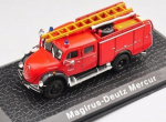 Kolekcinis automobilis TLF 16 Magirus Deutz ugniagesių komanda DeAgostini, raudonas