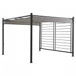 Sodo paviljonas Mirpol Elis 3x3 m PVC pilkas