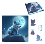 Dėlionė i&scaron; medžio Baby Amarok Fantasy Puzzles, 30 d.