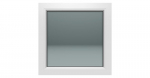 Uždarytas PVC langas 600*630 baltas/baltas Arutech Best Windows