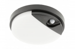 Gtv LED &scaron;viestuvas TULON LD-TULON15WOK-10, 15W, 1350lm, 4000K, AC220-240V, IP54, apvalus, juodas