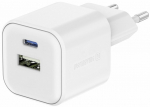 Swissten Travel Charger 12W USB-C / USB-A