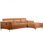 Trivietė sofa reglaineris Loft24 Lund, ruda