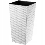 Gėlių vazono įdėklas 34x68cm auk&scaron;tas baltas