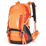 Turistinės kuprinės Aoking 50L Orange su ventiliuojamu rėmu