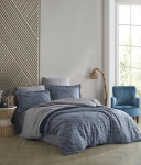 Patalynės komplektas Rita Denim, 200x200, 3 dalių, Black