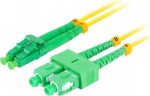 &Scaron;viesolaidinis kabelis Lanberg Sm Sc/apc-lc/apc Duplex 3.0mm 1m geltonas