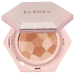 Kompaktinė pudra ELROEL Blending Compact Cushion 23 Natural Sand, &scaron;vytintis užbaigimas, SPF50+