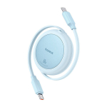 Baseus Free2Pull Mini USB-C į USB-C, 60W, 1 m (mėlynas) USB kabelis