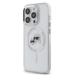 Telefono dėklas - KARL LAGERFELD - iPhone 15 Pro Max - MagSafe - Skaidrus - Choupette