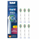 Valymo &scaron;epetėliai - Oral-B - 6 vnt. - X formos &scaron;ereliai - Giluminis valymas - Nusidėvėjimo indikatorius