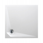 Roth Marmo Neo Square akmens masės du&scaron;o padėklas, 900x900 mm, baltas, MAN SQ 090090 2E
