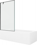 Vonia Mexen Vega su apdaila ir stiklo sienele, 180x80 cm + 100 cm