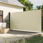 I&scaron;traukiama &scaron;oninė markizė, kreminės spalvos, 200x500cm