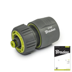 Greita jungtis žarnai 1/2" Bradas LIME LINE SOFT su STOP funkcija