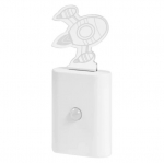 LED naktinė lempa su &scaron;viesos ir judesio jutikliu, su baterija ir keičiamais elementais NIGHTLUX Cartoon Sensor 3000K