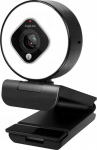 Kompiuterio (WEB) kamera Logilink FHD Vaizdo Kamera su Dvigubais Mikrofonais, Auto Fokusavimu ir Integruota LED Lempa Ant Stovo