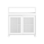 Mėlyna tualeto reikmenų spintelė, Vonios kambario baldai su 2 durelėmis, BZR113-B