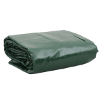Tentas, žalios spalvos, 1x2,5m, 650g/m&sup2;