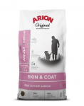 Arion Original Skin&Coat Adult suaugusiems vidutinių veislių &scaron;unims su la&scaron;i&scaron;a, 12 kg