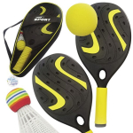 Raketė su putplasčio kamuoliuku ir svirtuku - rinkinys paplūdimiui ir sodui Woopie 51077