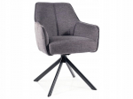 Signal Meble Notti Brego Grey Dining Chair &ndash; Elegant Comfort in a Classic Form
