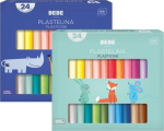 Interdruk Bebe Kids plastilinas, 24 spalvos, mink&scaron;ta