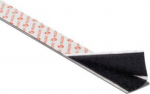 VELCRO&reg; VEL-EC60211 Lipni, savaime priklijuojanti juosta, su aksomine ir lipnia dalimi (Ilgis x plotis) 1000 mm x 20 mm juoda 1 m