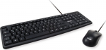 Equip 245203 klaviatūros ir pelės rinkinys, Usb, juodas
