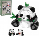 Kaladėlės panda 3in1 Lnjya, 720 vnt