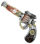 Pistoletas Steampunk 32cm