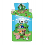 Jerry Fabrics vaiki&scaron;kas patalynės komplektas Minecraft Mobs, 140x200, 2 dalių