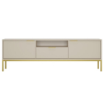 TV staliukas Austin, 175x33x56,4 cm, rudas/auksinis