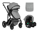 Universalus vežimėlis KikkaBoo Darling, Light Grey 2024