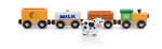 Medinis traukinys Viga Toys L-50821, įvairių spalvų